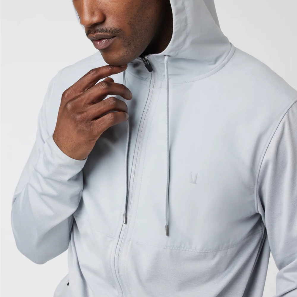 NWOT VUORI Mens Grey Sunday Element Track Jacket - Picture 2 of 12